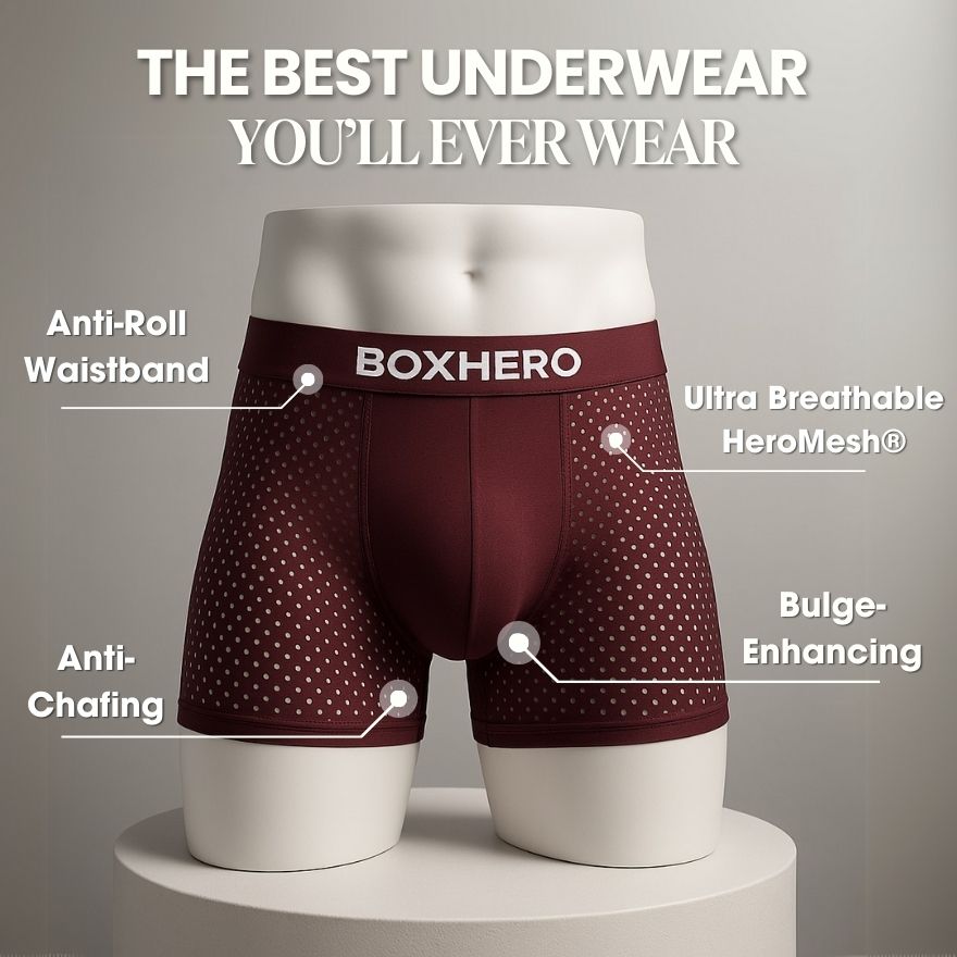 Boxheros® Ultra-Comfort Bamboo Fiber Boxers – Second-Skin Feel (4-Pack)