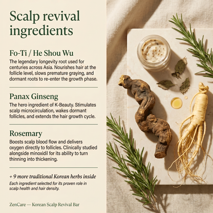 Zencare® Korean Scalp Revival Bar
