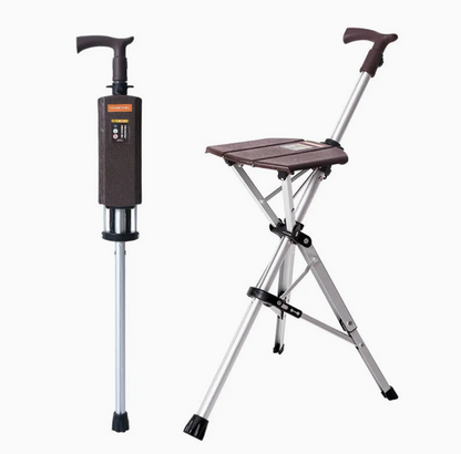 ZenSole® 2-in-1 Folding Cane Seat