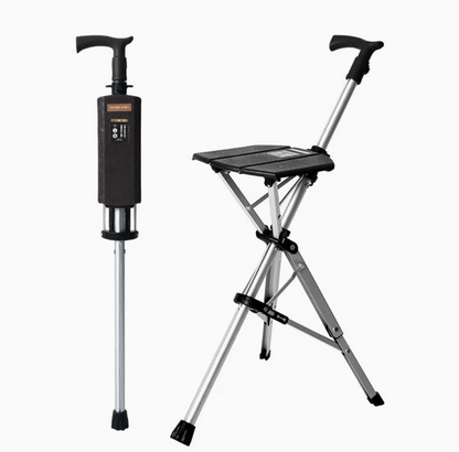 ZenSole® 2-in-1 Folding Cane Seat