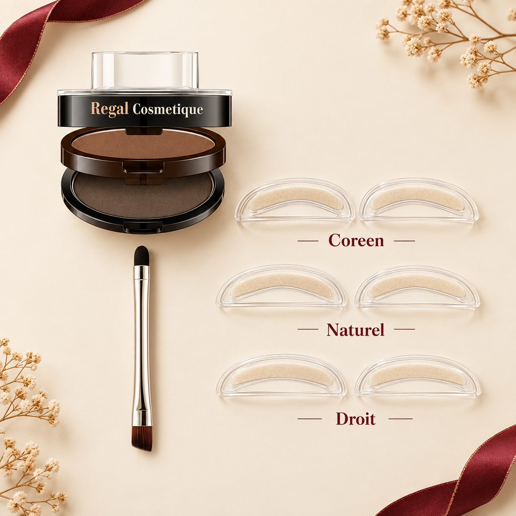 Regal Cosmetique © Kit tampon à sourcils - Sourcils Parfaits