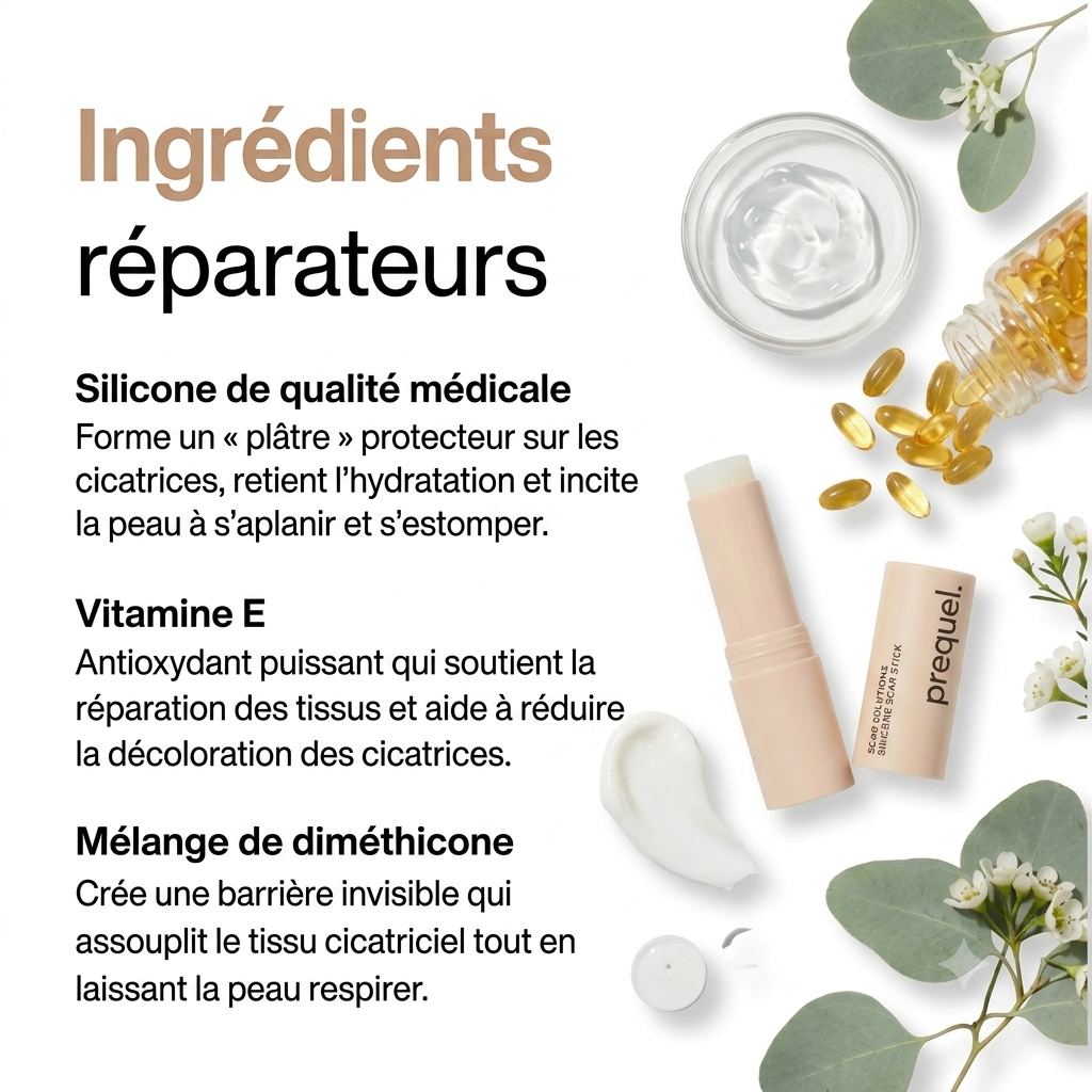 Prequel® Stick Clinique Réparateur de Cicatrices d'Acné