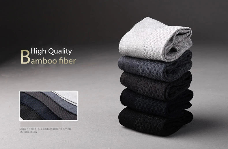 High Quality 10 Pairs/lot Men Bamboo Fiber Socks