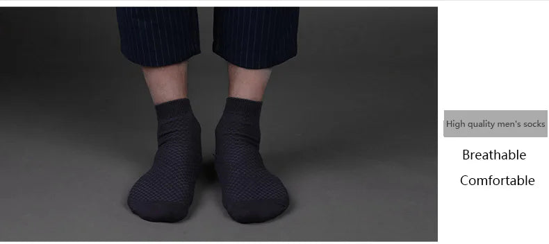 High Quality 10 Pairs/lot Men Bamboo Fiber Socks