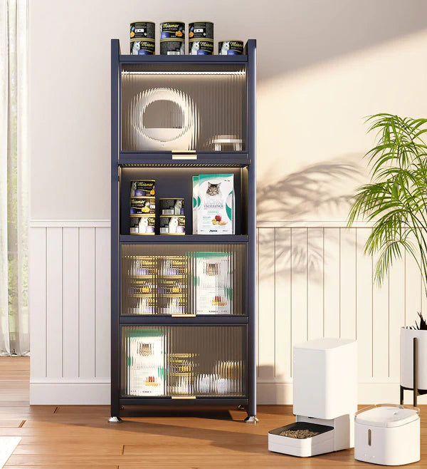 Armoire de rangement de cuisine métallique multifonction étroite à 5 étagères, résistante à la poussière
