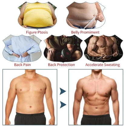 ZenSole® Men's Beer Belly Burner Belt — Sauna Compression