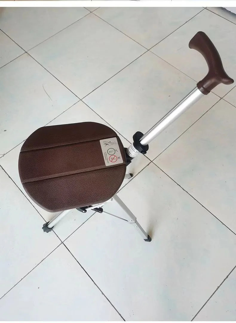 ZenSole® 2-in-1 Folding Cane Seat