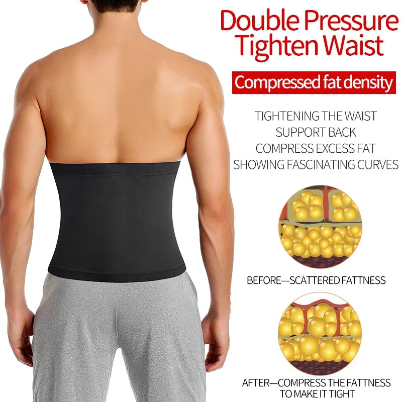 ZenSole® Men's Beer Belly Burner Belt — Sauna Compression