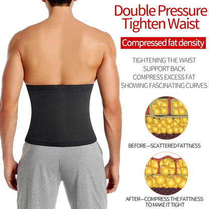 ZenSole® Men's Beer Belly Burner Belt — Sauna Compression
