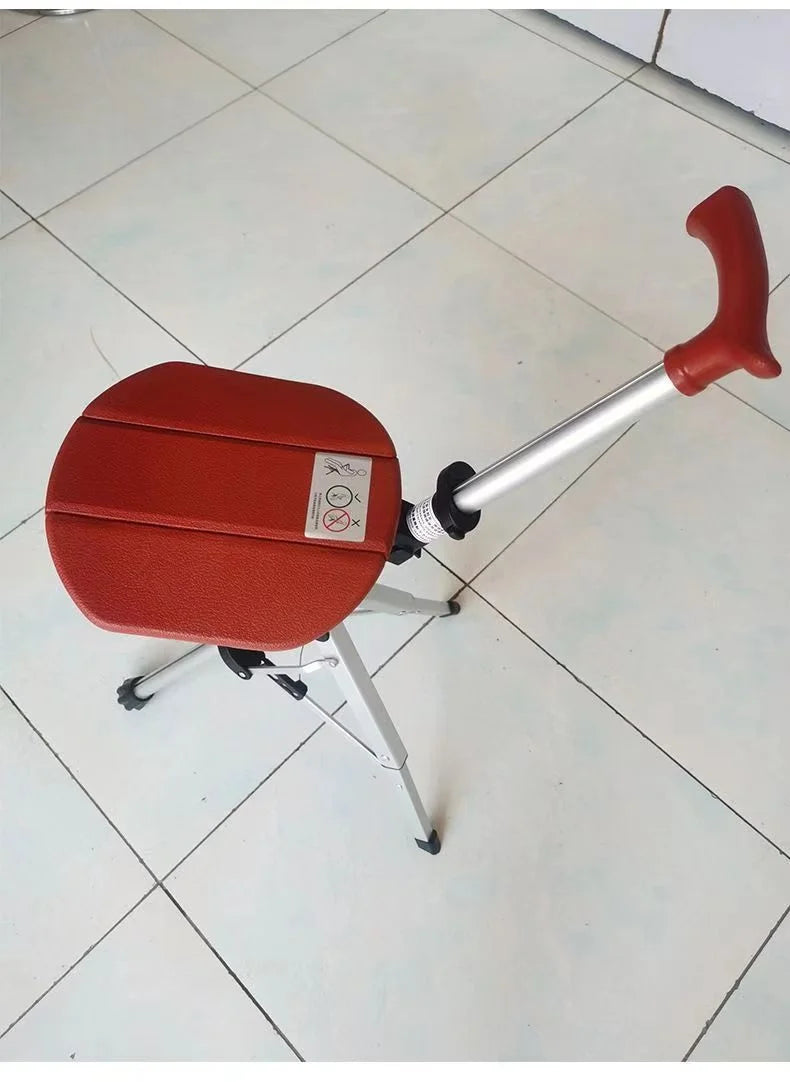 ZenSole® 2-in-1 Folding Cane Seat