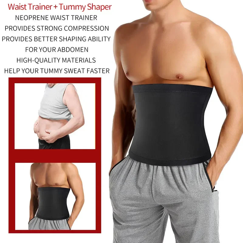 ZenSole® Men's Beer Belly Burner Belt — Sauna Compression