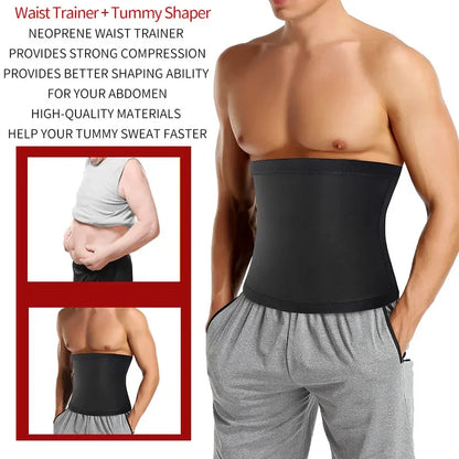 ZenSole® Men's Beer Belly Burner Belt — Sauna Compression