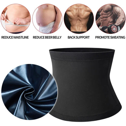ZenSole® Men's Beer Belly Burner Belt — Sauna Compression