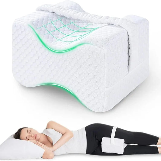 ZenSole - Knee Pillow for Side Sleepers with Straps