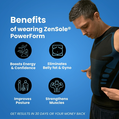ZenSole® PowerForm Ionic Compression Vest