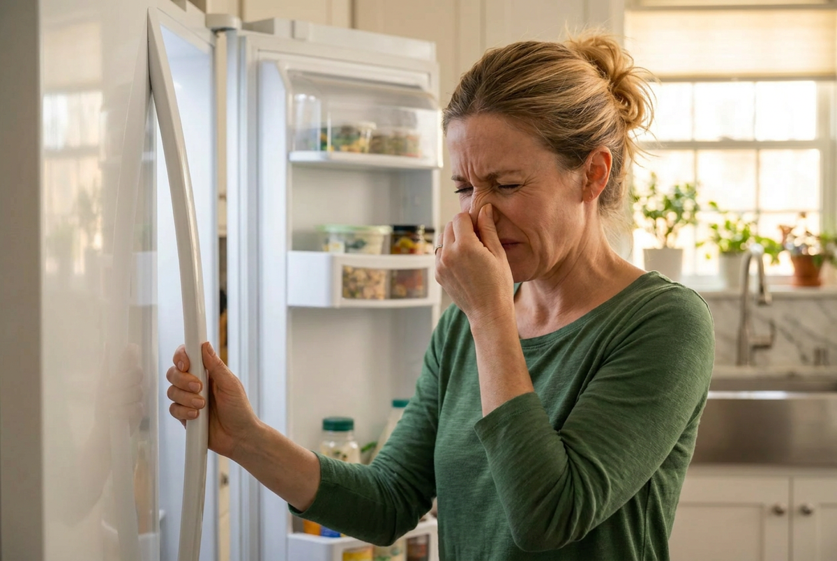 Sarah Mitchell in her kitchen in Austin, Texas