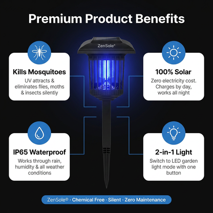 ZenSole® Solar Insect Killer Light