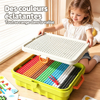 Valise Mosaïque 3D – Jeu de Clous Créatif